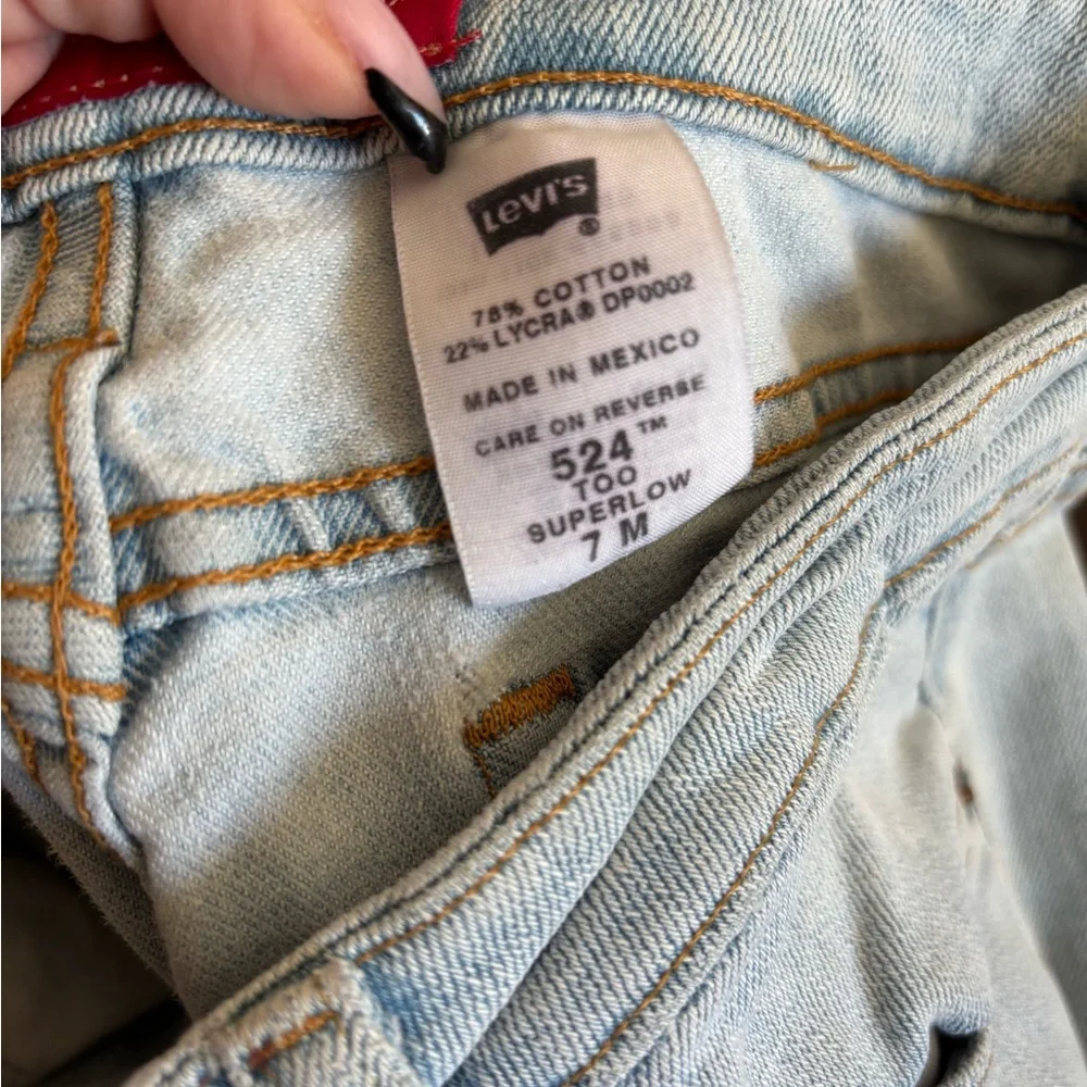 Levi's Light Blue Women's Boot Cut Jeans - Picture 4 of 4